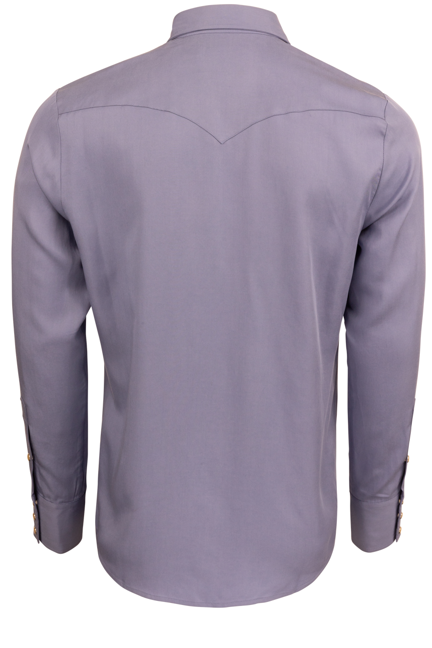 H Bar C Snap Front Denver Shirt - Periwinkle