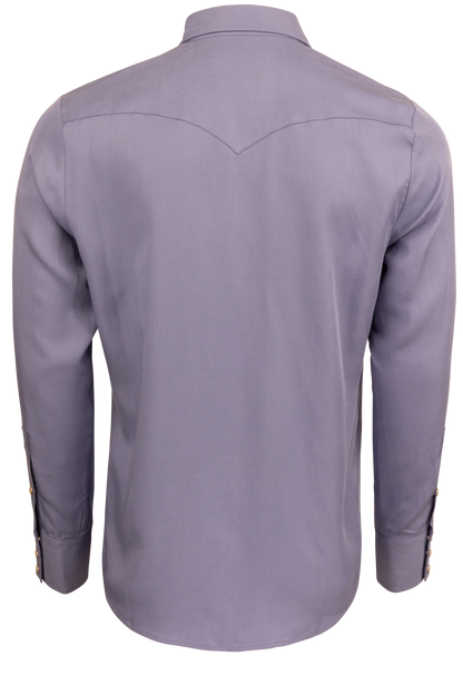 H Bar C Snap Front Denver Shirt - Periwinkle