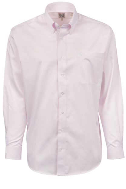 Cinch Tencel Striped Button-Front Shirt - Pink