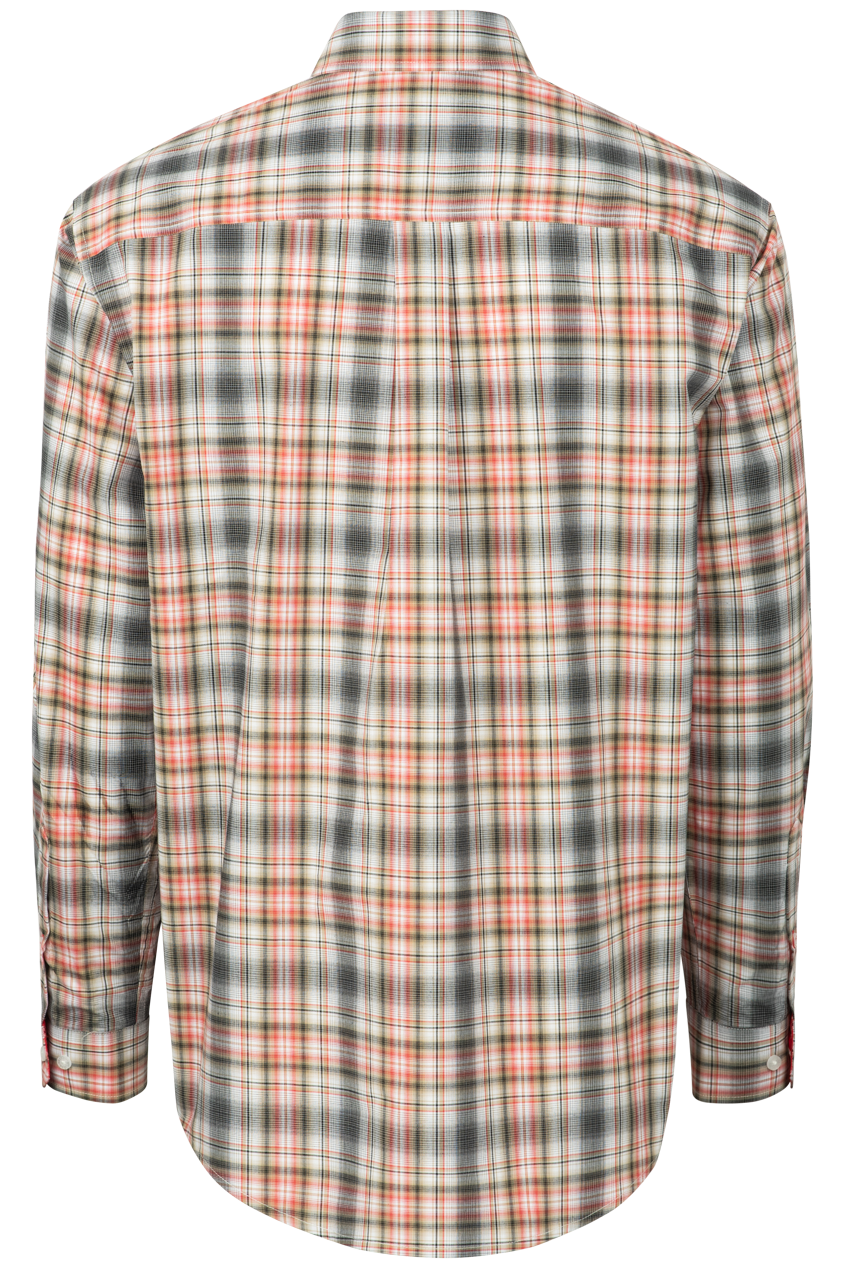 Cinch Woven Plaid Button-Front Shirt - Multi