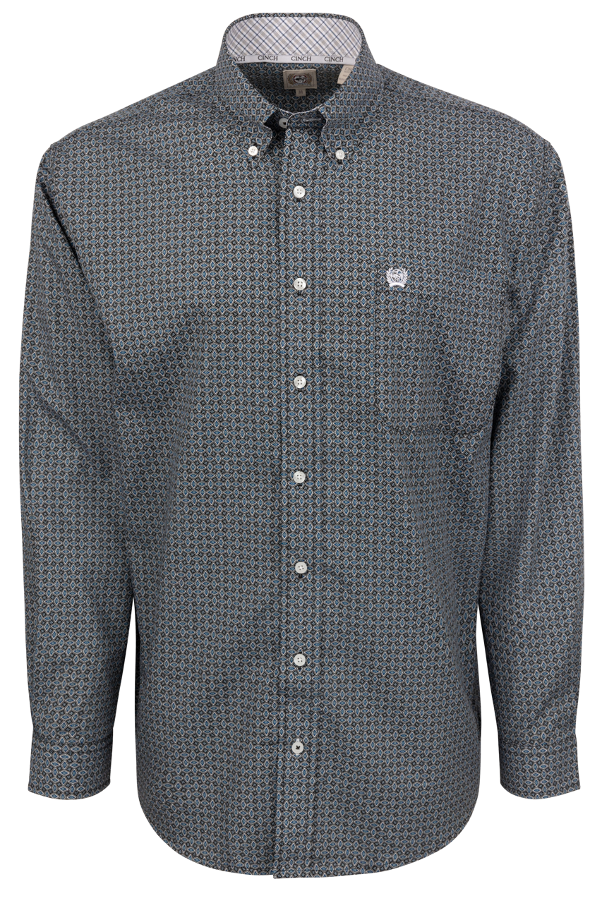 Cinch Button-Front Shirt - Black Diamond