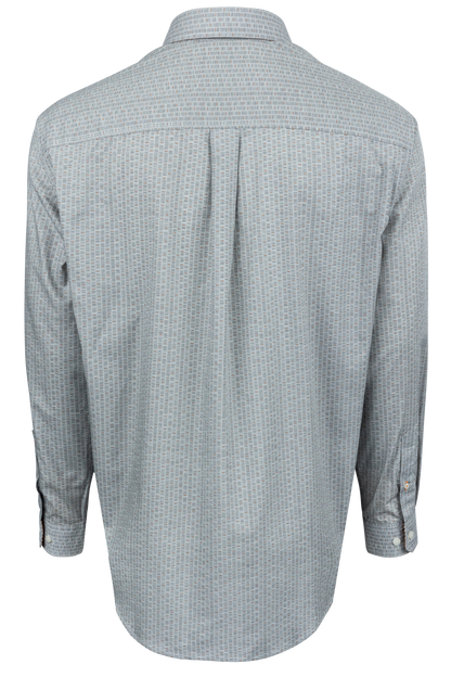 Cinch Stripe Button-Front Shirt - Blue
