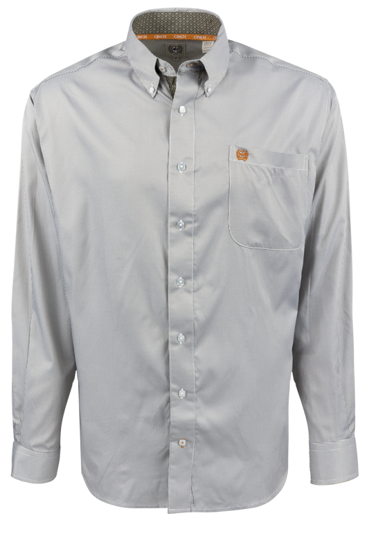 Cinch Button-Front Shirt - Olive