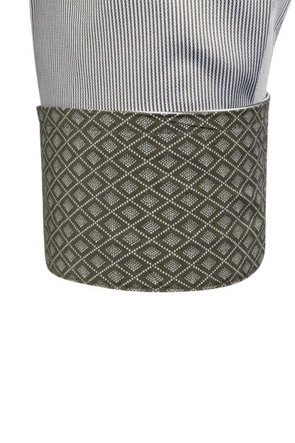 Cinch Button-Front Shirt - Olive