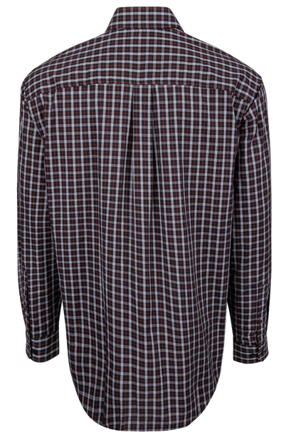 Cinch Button-Front Shirt - Multi Black