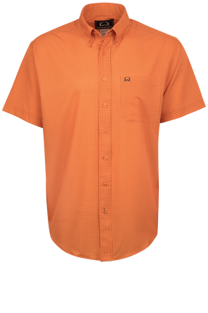 Cinch Arenaflex Button-Front Shirt - Orange