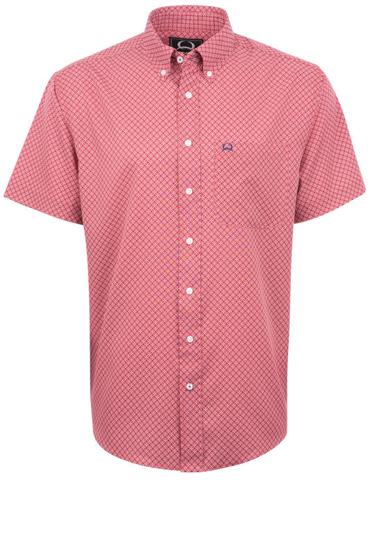Cinch Arenaflex Button-Front Shirt - Red Diamond