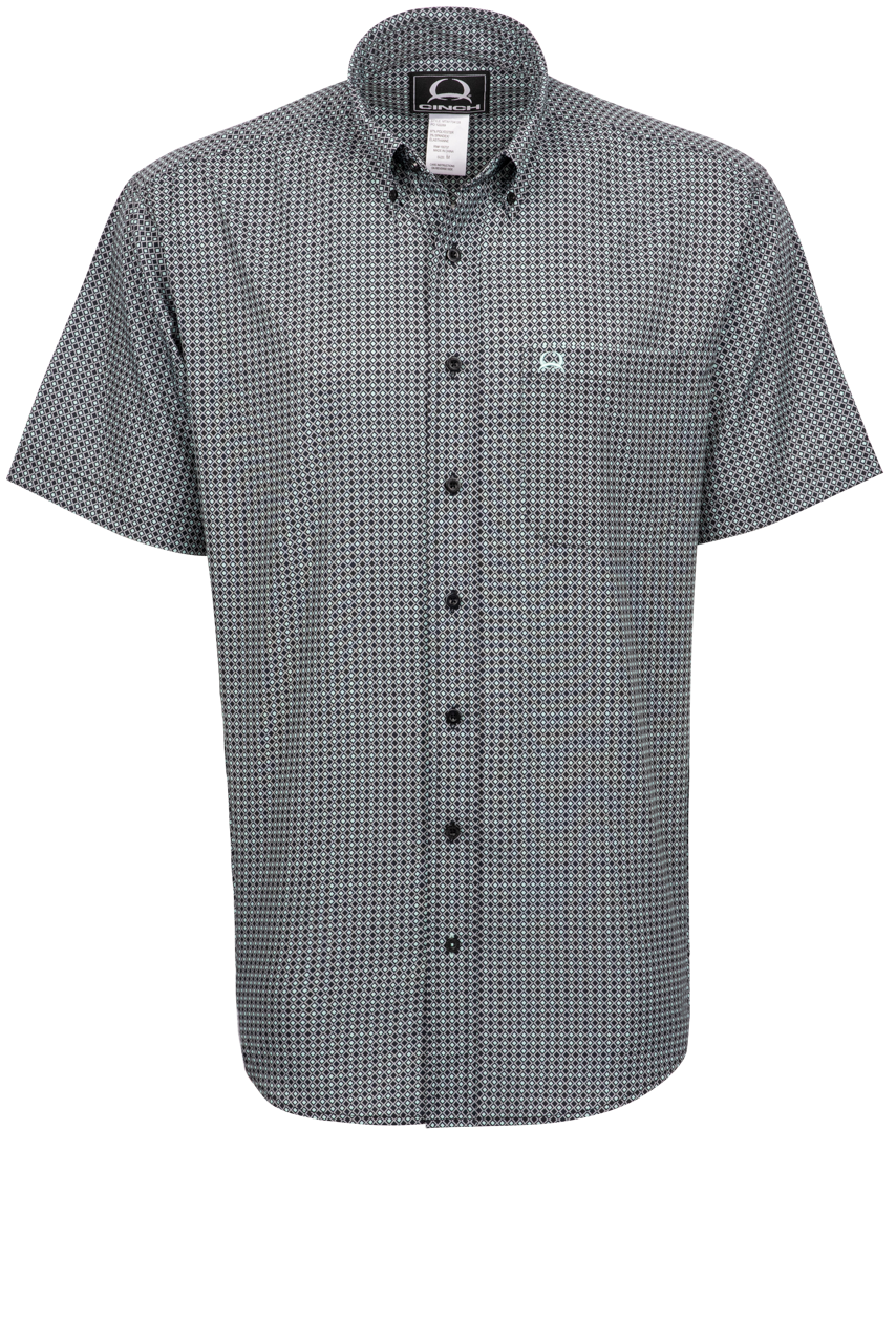 Cinch Arena Flex Button-Front Shirt - Black Diamond