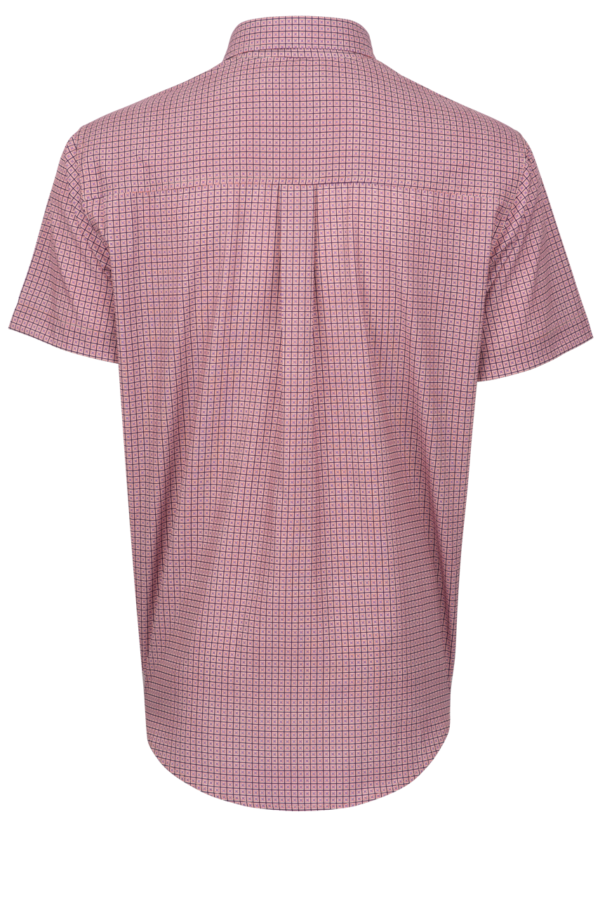 Cinch Arena Flex Button-Front Shirt - Dotted Pink