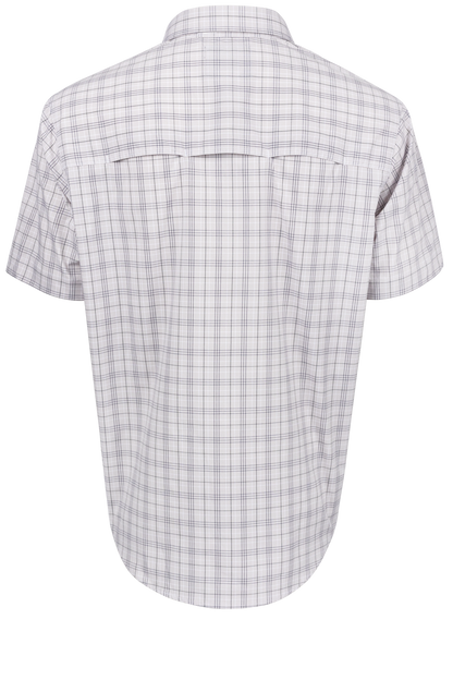 Cinch Arena Flex Button-Front Shirt - White Plaid