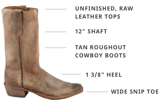 Rios of Mercedes Cowhide Suede Cowboy Boots | Pinto Ranch Rios of Mercedes Cowhide Suede Cowboy Boots | Pinto Ranch
