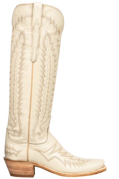 Lucchese Women's Priscilla Cowgirl Boots - Cream