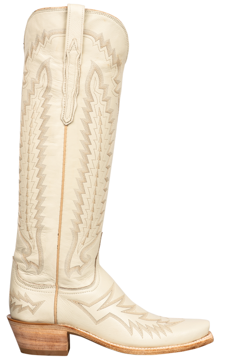 Lucchese Women's Priscilla Cowgirl Boots - Cream White
