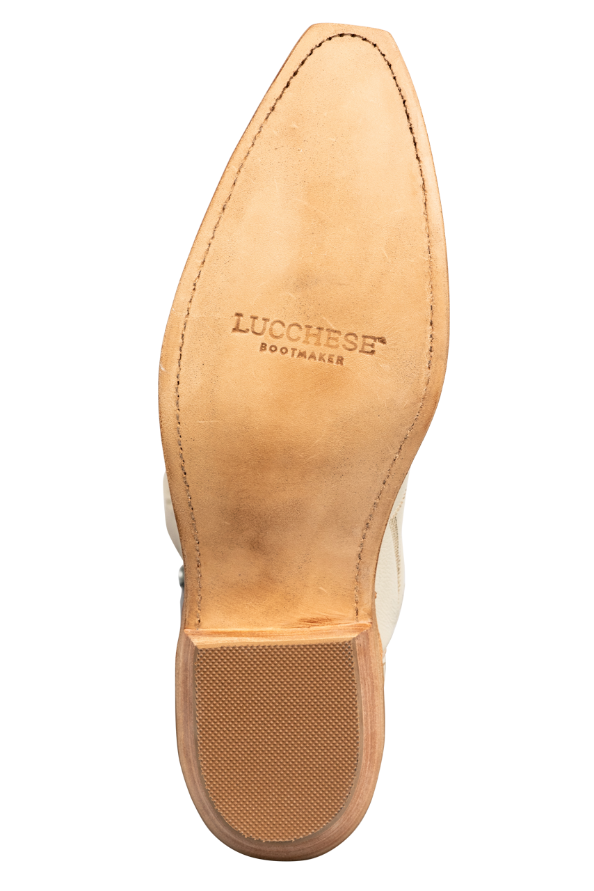 Lucchese Cream Priscilla Cowgirl Boots | Pinto Ranch