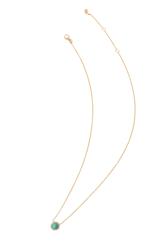Christina Greene 14K Gold & Diamond Pendant Necklace
