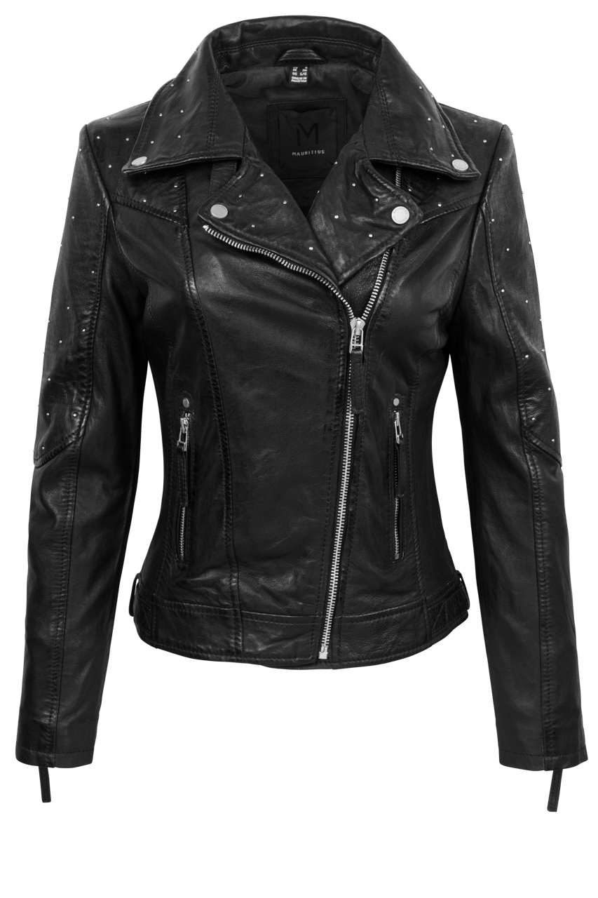 Mauritius Noelia Black Lamb Leather Jacket