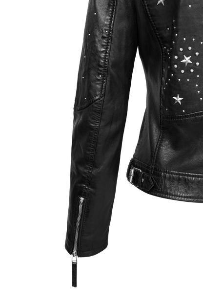 Mauritius Noelia Black Lamb Leather Jacket