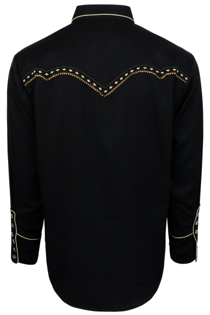 Scully Diamond Western Shirt - Black