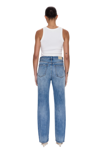 Pistola Cassie Super High Rise Jeans - Medium Wash
