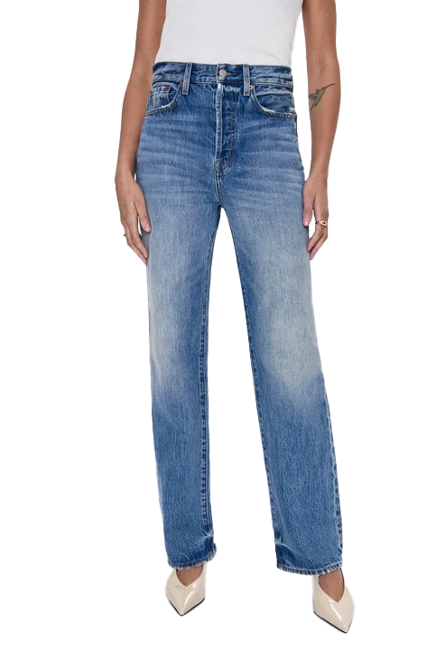 Pistola Cassie Super High Rise Jeans - Medium Wash