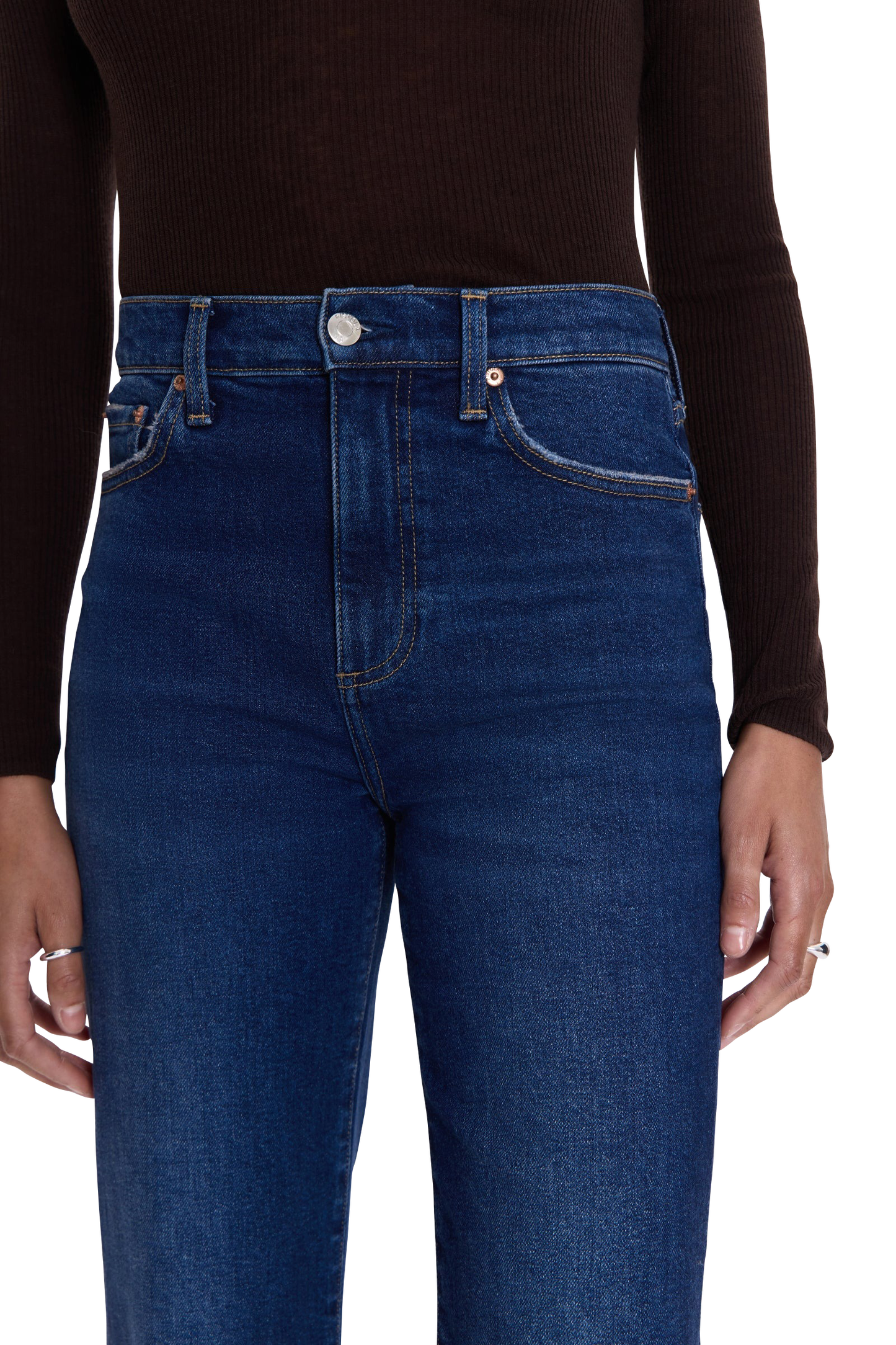 Pistola Evie High Rise Bootcut Jeans - Dark Wash