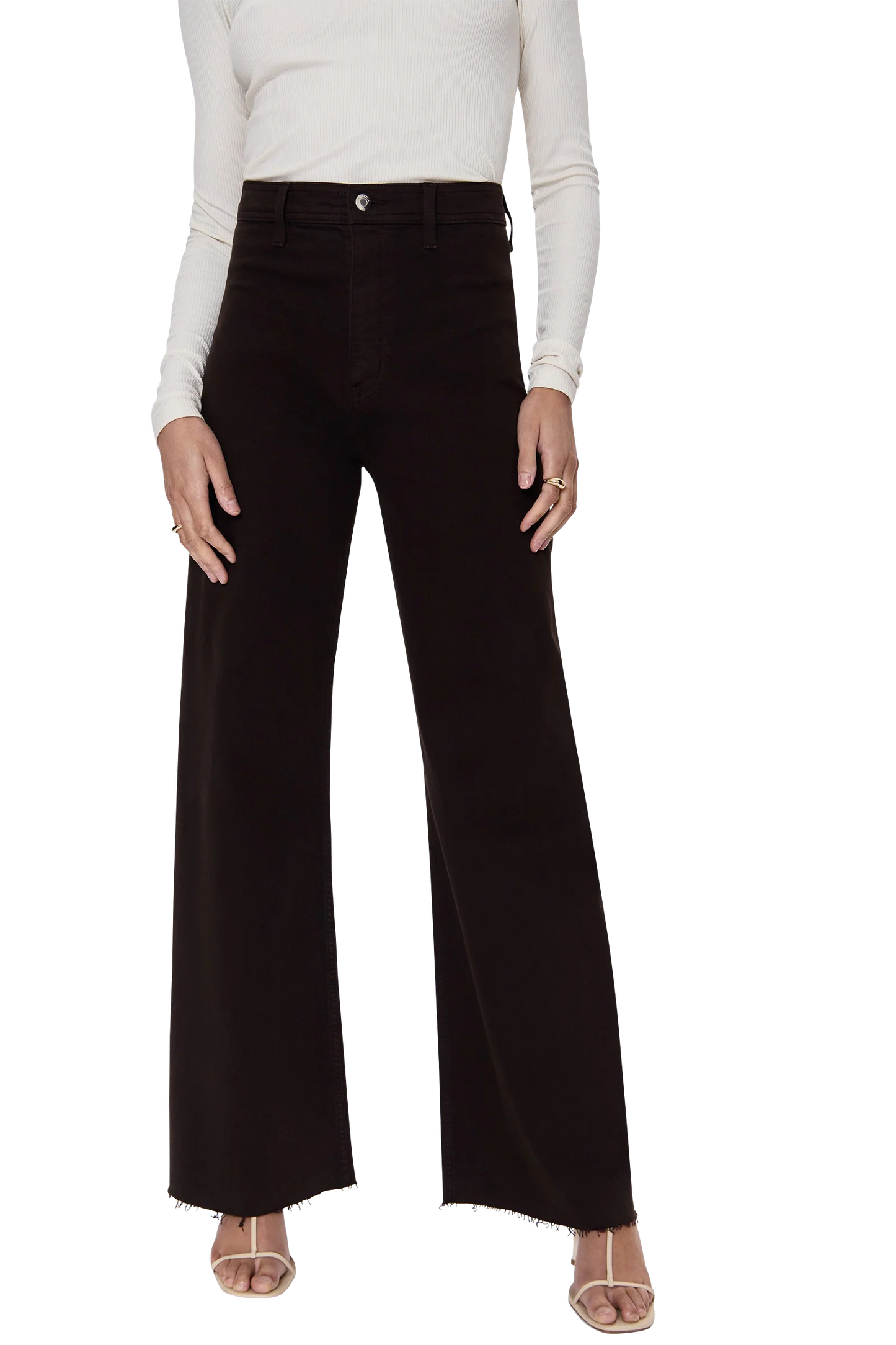 Pistola Penny High Rise Wide Leg Jeans - Mocha