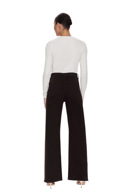 Pistola Penny High Rise Wide Leg Jeans - Mocha