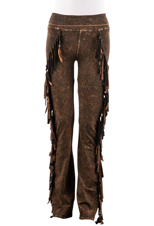 Pat Dahnke Chaps Leggings - Brown