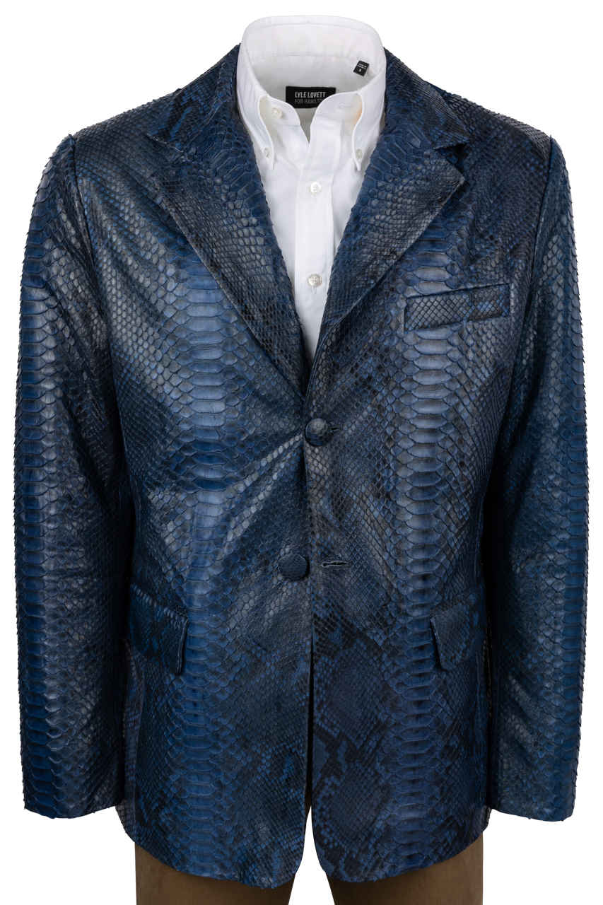 Pinto Ranch Blue Python Sport Coat