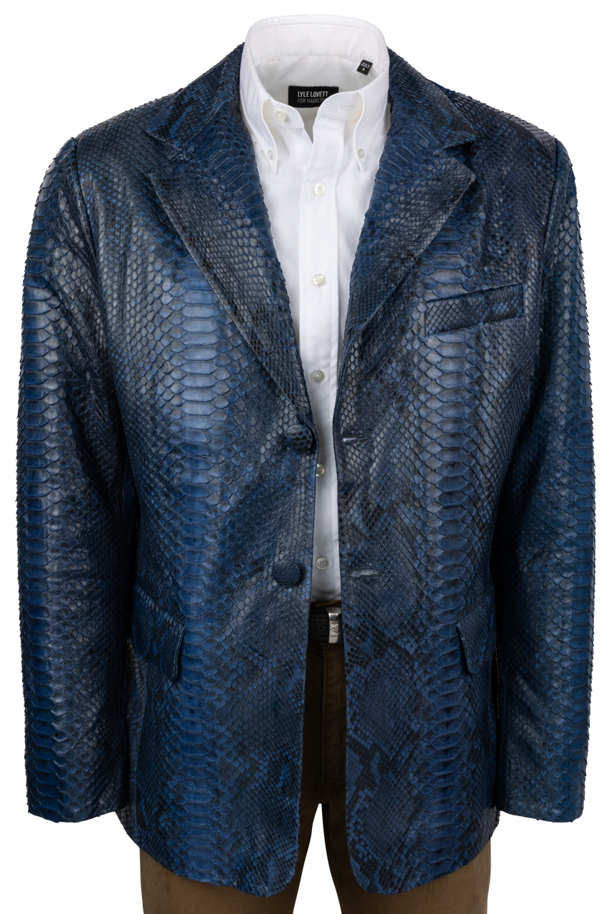 Pinto Ranch Blue Python Sport Coat