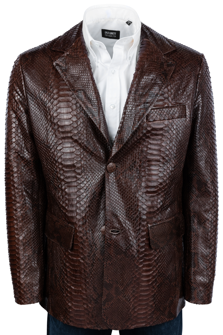 Pinto Ranch Brown Python Sport Coat