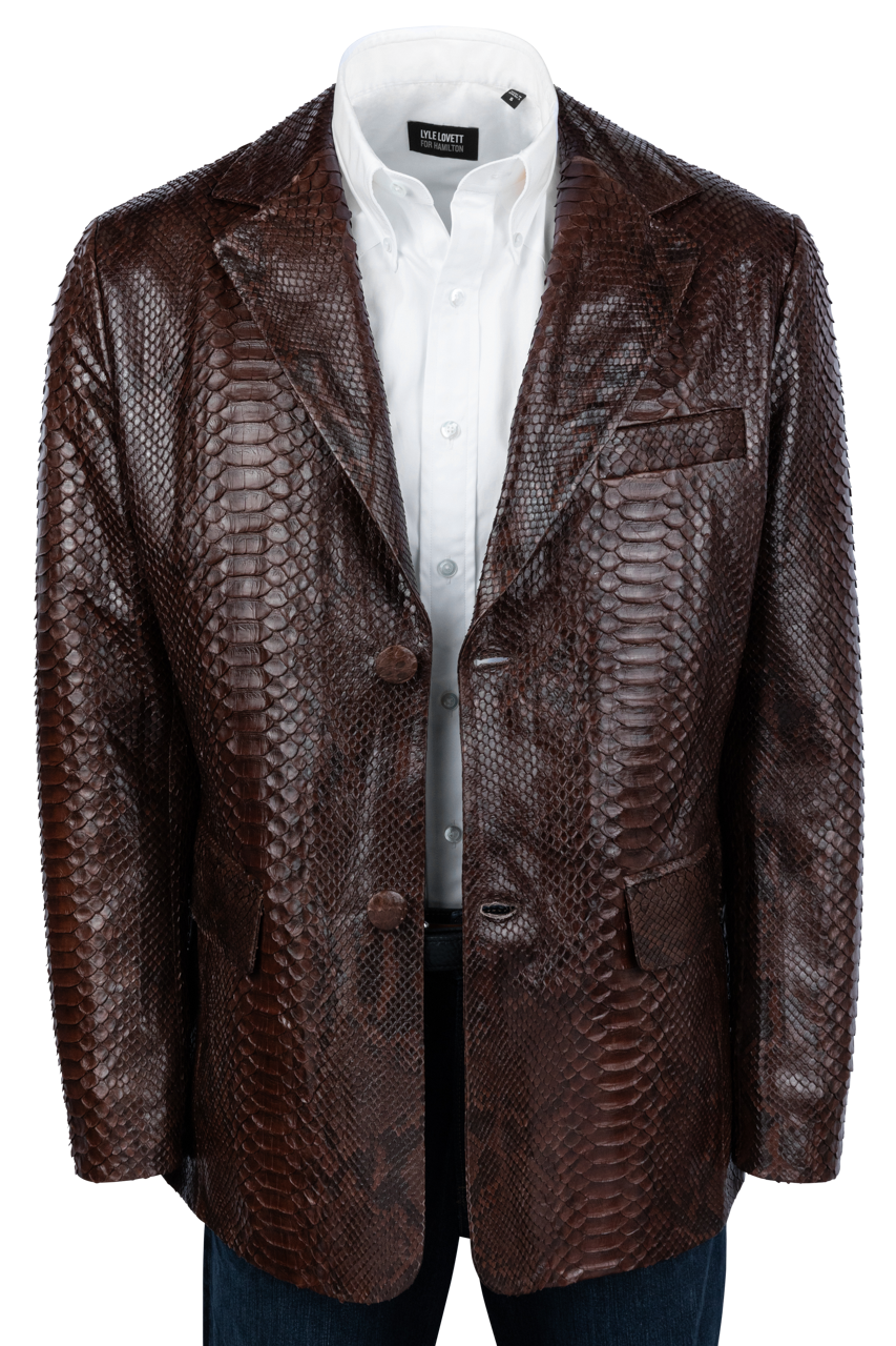 Pinto Ranch Brown Python Sport Coat