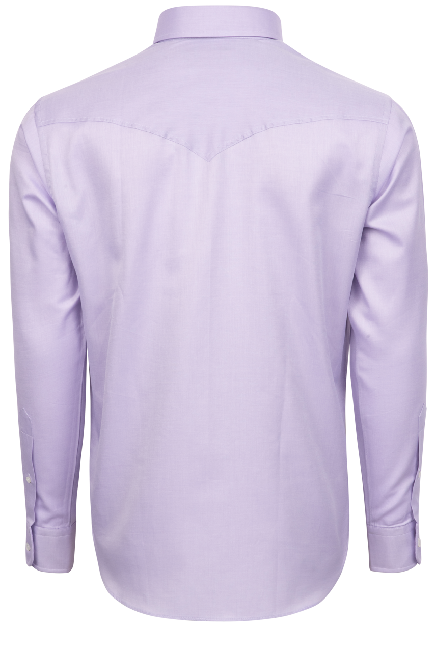 Pinto Ranch YY Collection Button-Front Shirt - Lavender