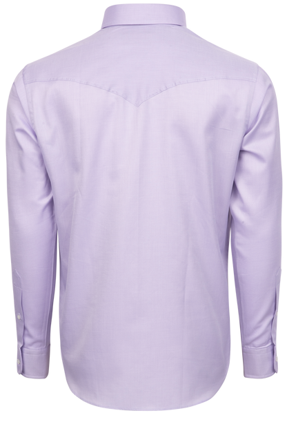 Pinto Ranch YY Collection Button-Front Shirt - Lavender