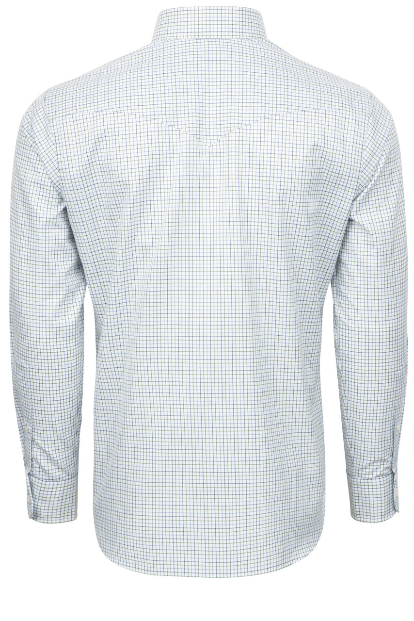 Pinto Ranch YY Collection Button-Front Shirt - White Check