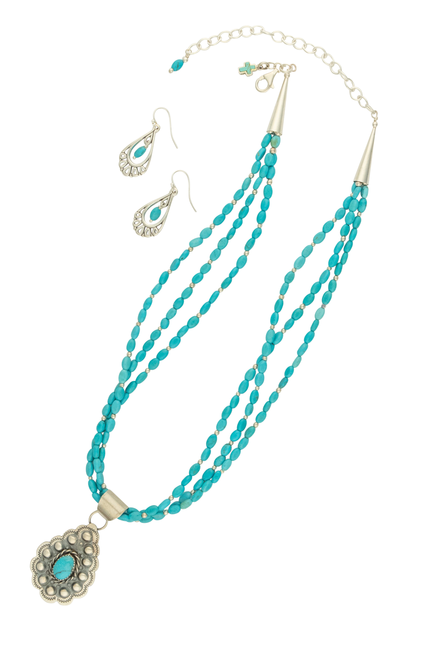 Sweet Tea Jewelry Tim Yazzie Navajo Necklace Set