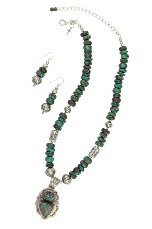 Sweet Tea Jewelry D. Johnson Turquoise Necklace Set