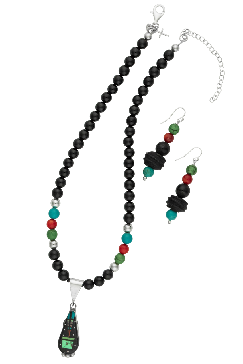 Sweet Tea Jewelry Trina Jack Onyx Necklace Set