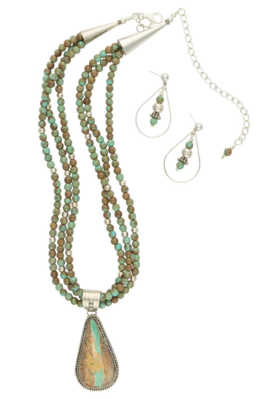 Sweet Tea Jewelry Dan Dodson Turquoise Necklace Set