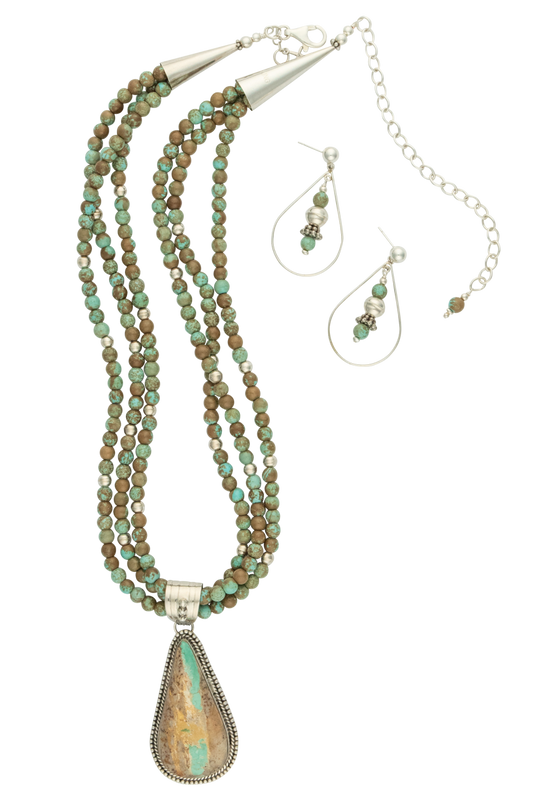 Sweet Tea Jewelry Dan Dodson Turquoise Necklace Set