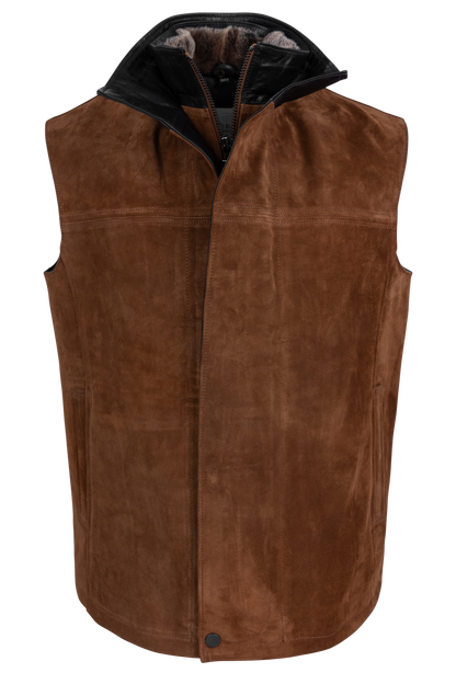 Pinto Ranch Cowhide Suede Vest