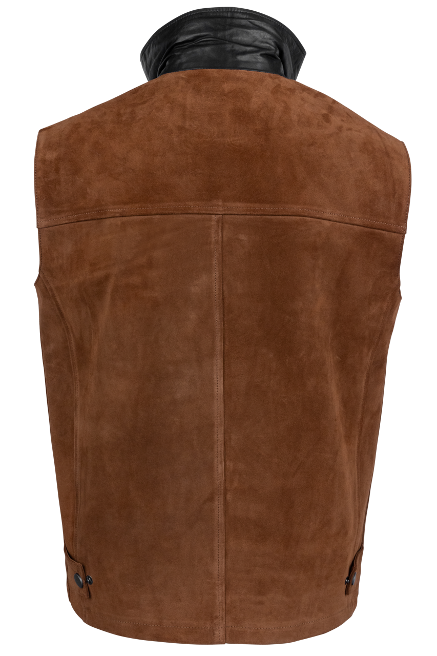 Pinto Ranch Cowhide Suede Vest