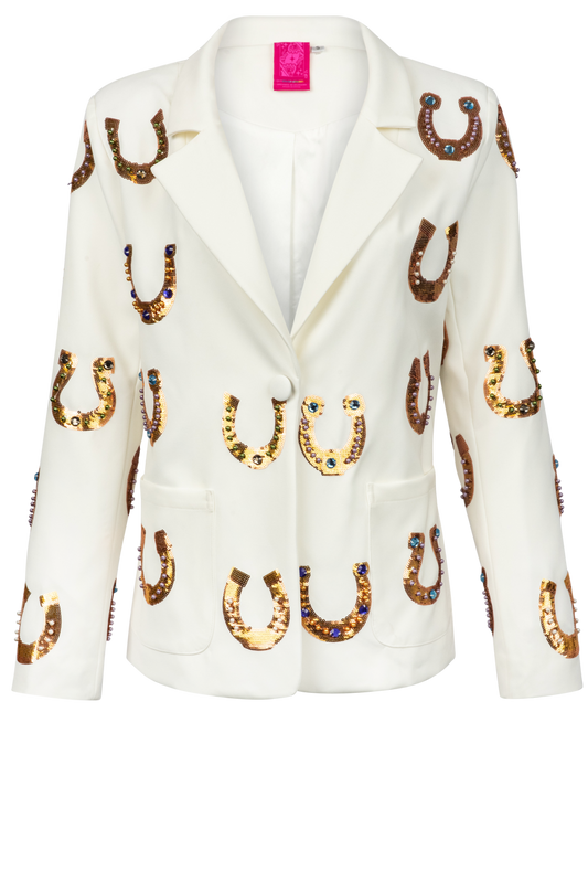 Queen of Sparkles Horse Shoe Blazer