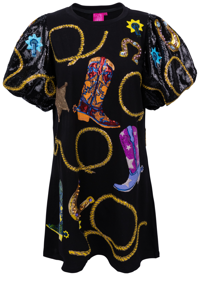 Queen of Sparkles Cowgirl Icon Tunic Dress