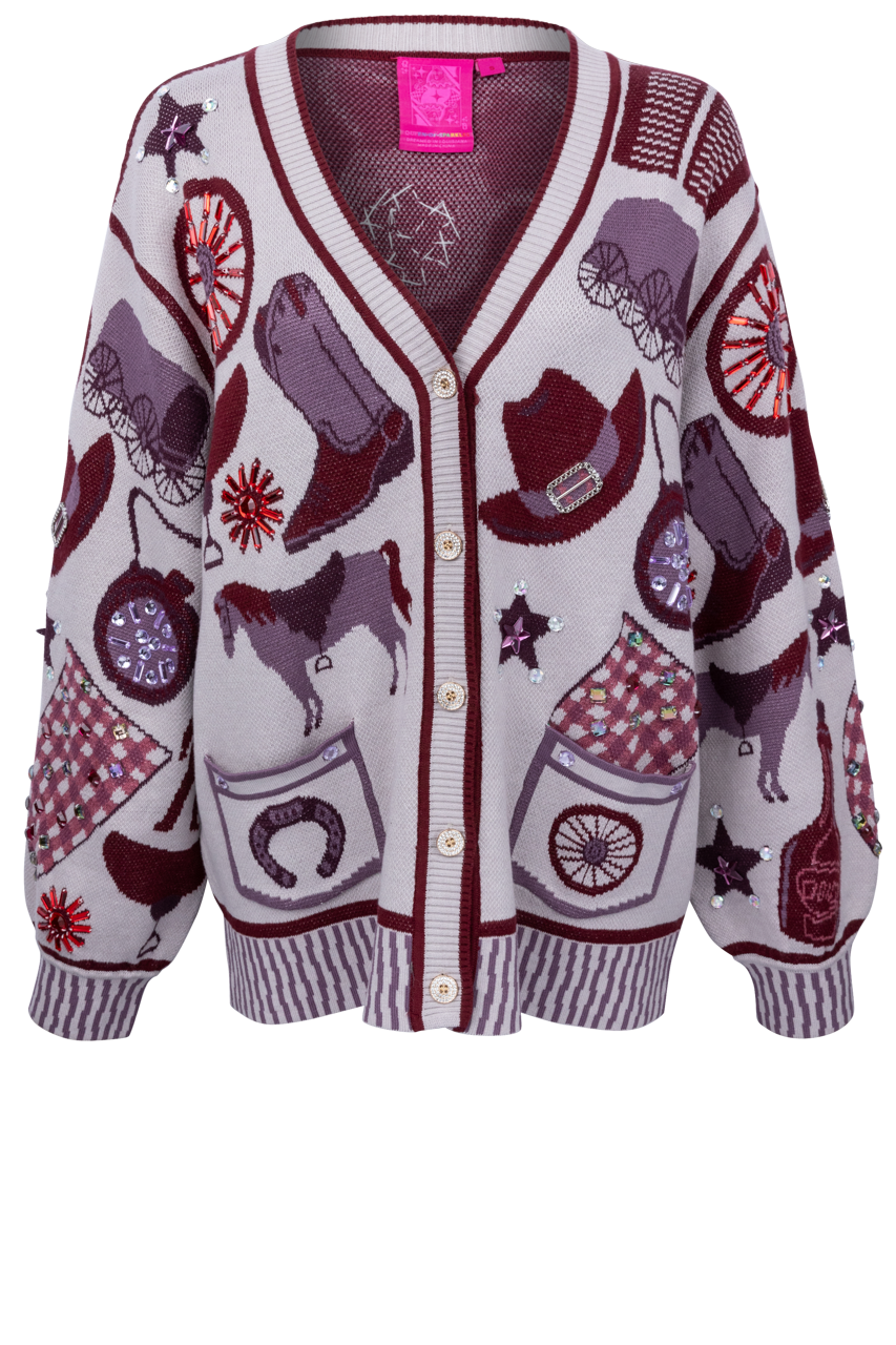 Queen of Sparkles Western Icon Cardigan