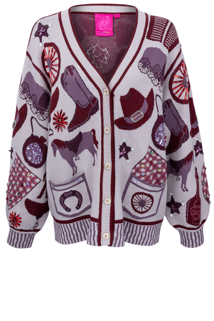 Queen of Sparkles Western Icon Cardigan