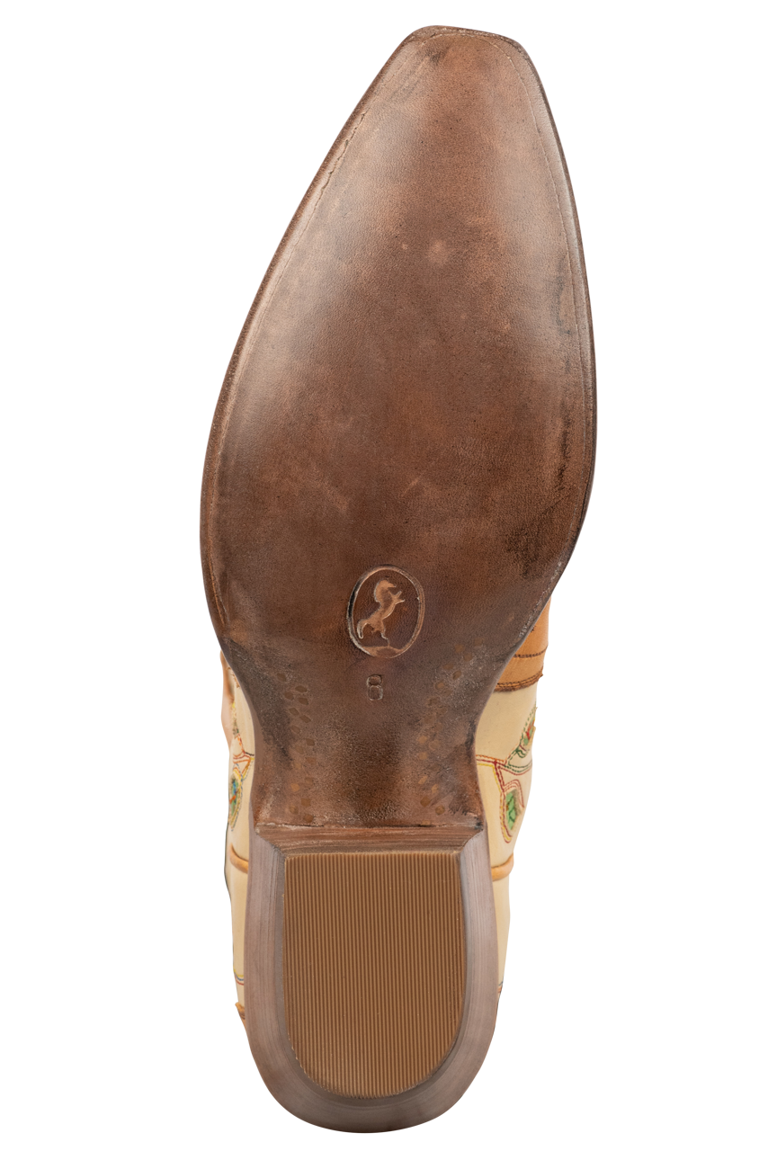 Stallion Women's Ranch Hand Tulip Cowgirl Boots - Honey
