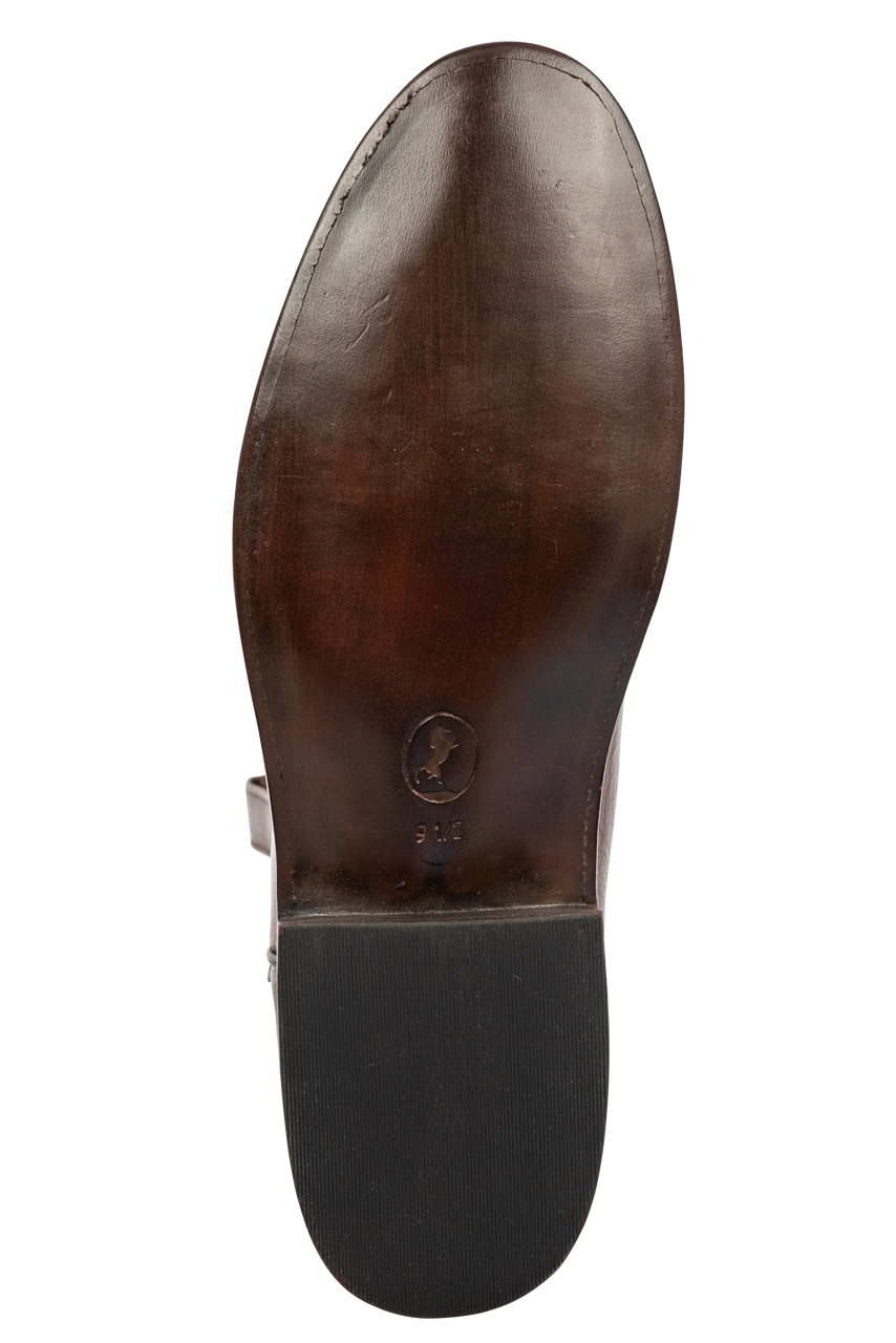 Stallion Men's Buffalo Calf Roper Boots - Whiskey