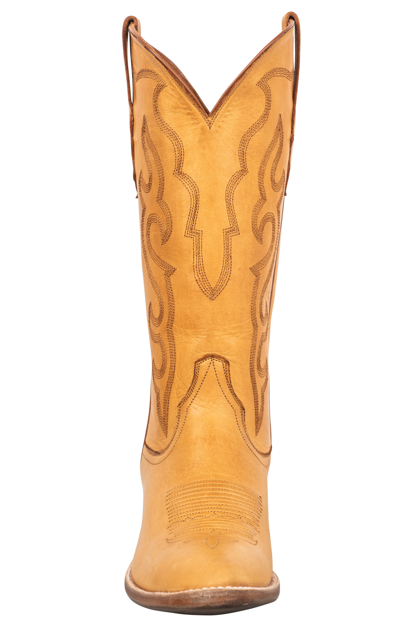 Stallion Ranch Hand Cowgirl Boots - Honey