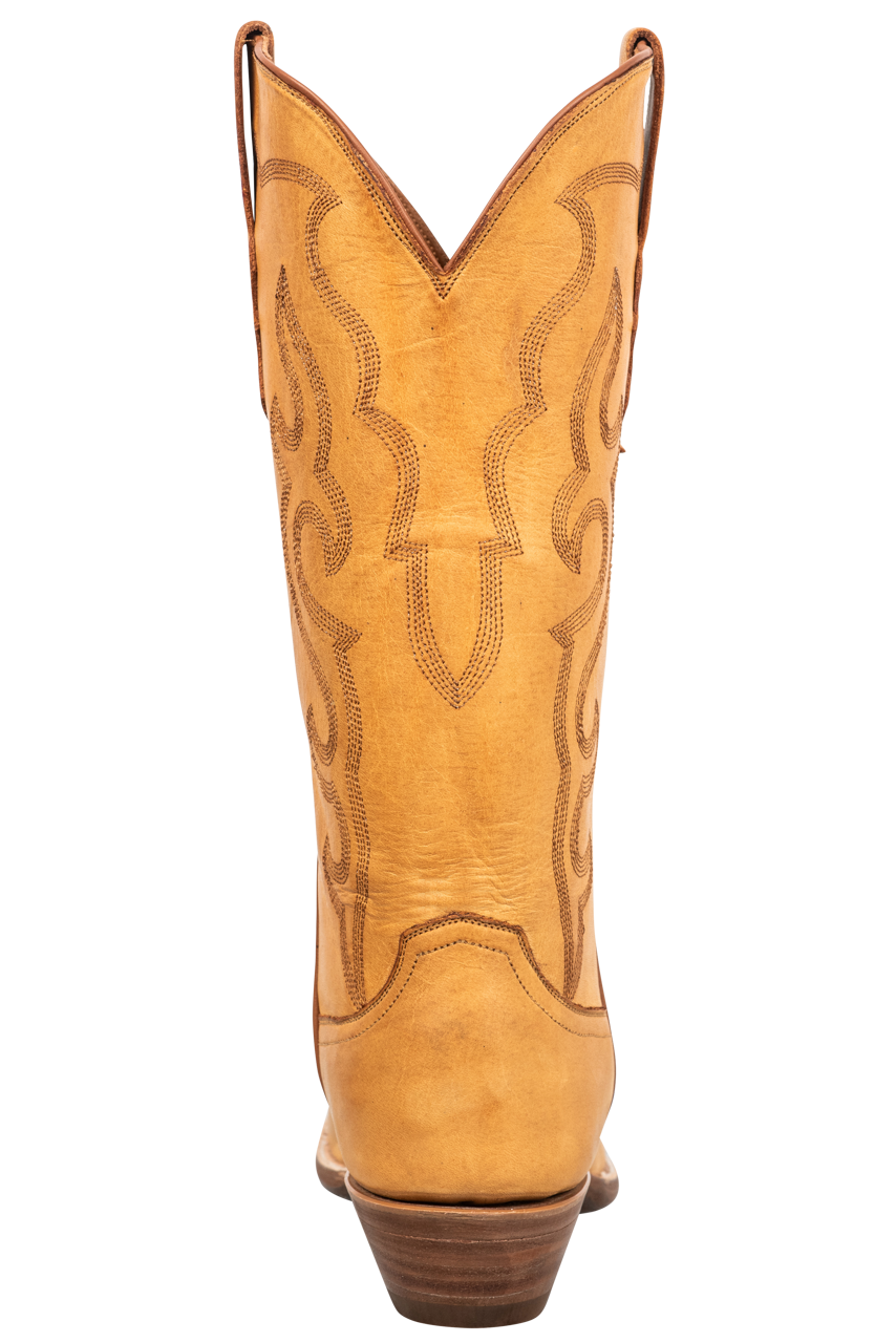 Stallion Ranch Hand Cowgirl Boots - Honey